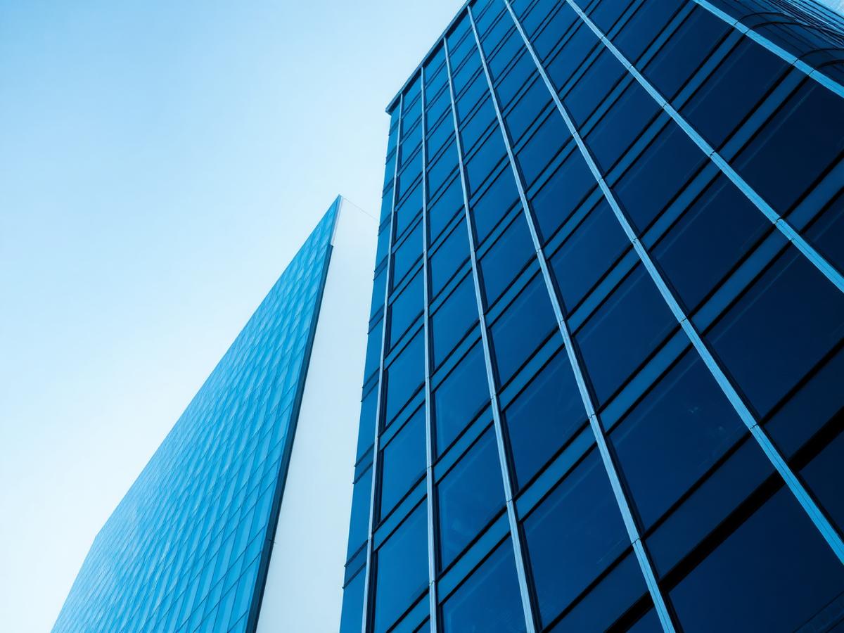 Commercial glass — solar and privacy film — after window film installation